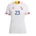 Belgien Michy Batshuayi #23 Fußballbekleidung Auswärtstrikot Damen WM 2022 Kurzarm